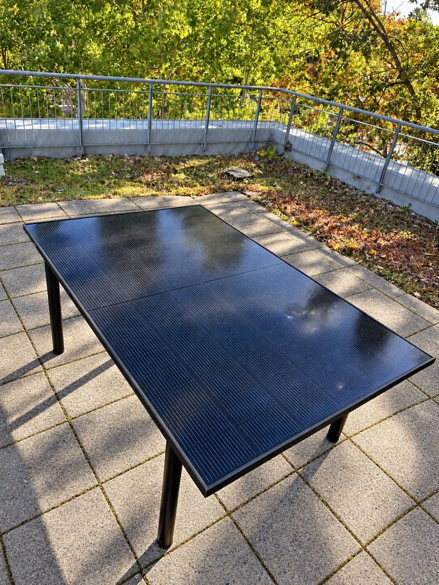 Tischplatte des Solartisch ST-450 von oben